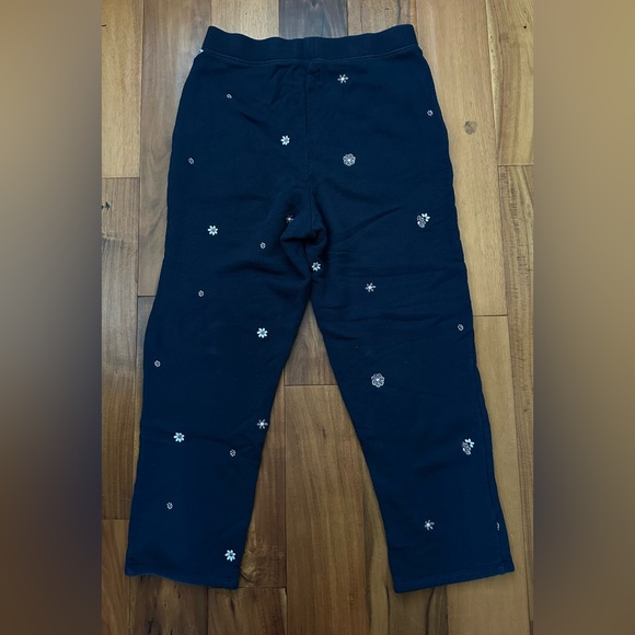 Madewell MWL Airyterry Floral Embroidered Tapered Sweatpants - Picture 8 of 9